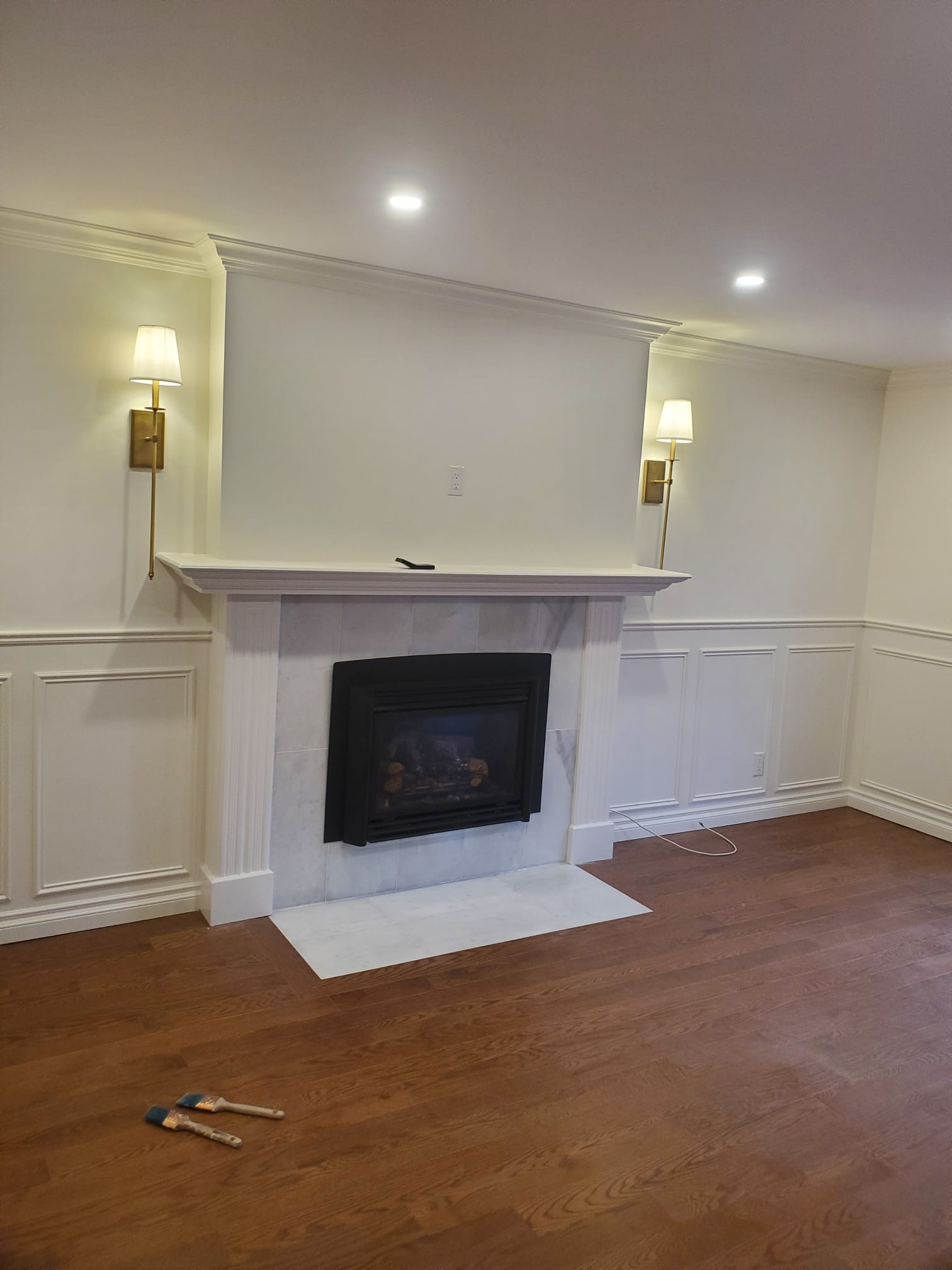 Interior renovation after